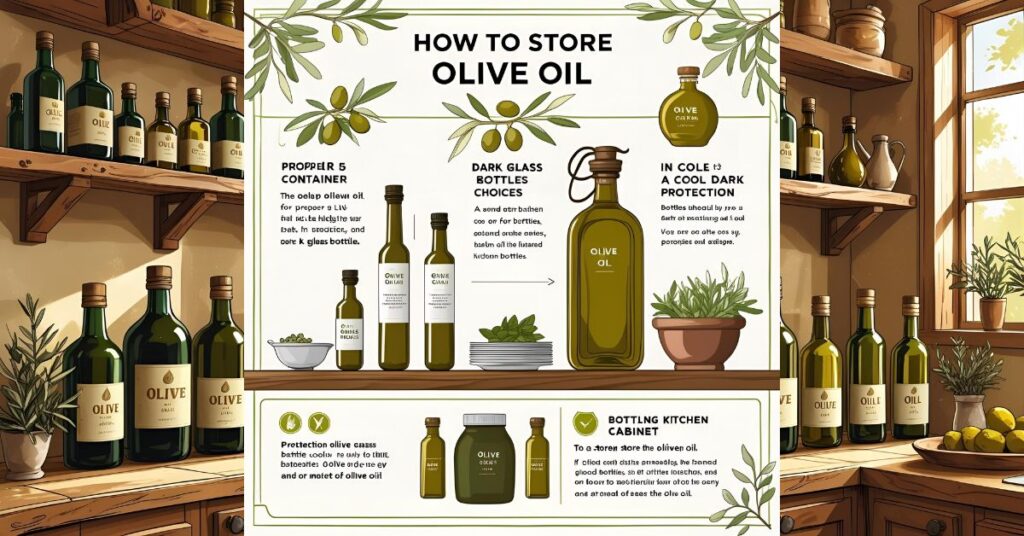how to store olive oil