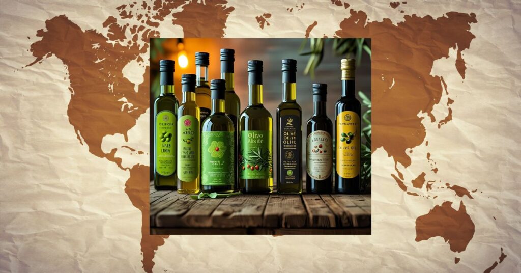 olive oil bottles