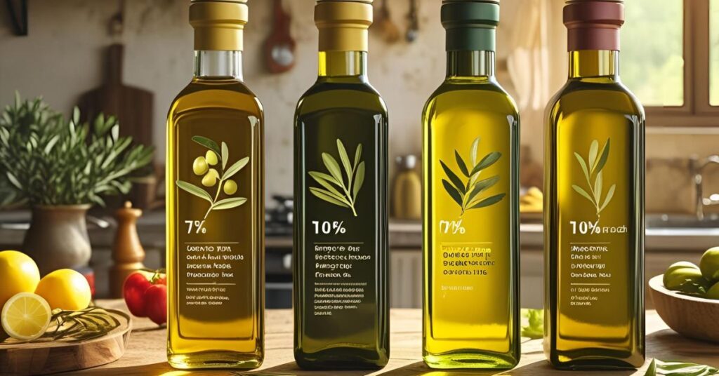 olive oil bottles