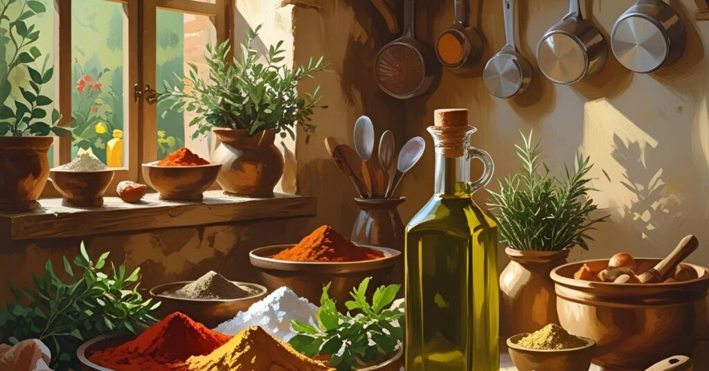 Cooking with olive oil