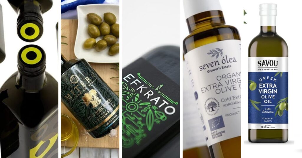 Cretan Olive Oil bottles