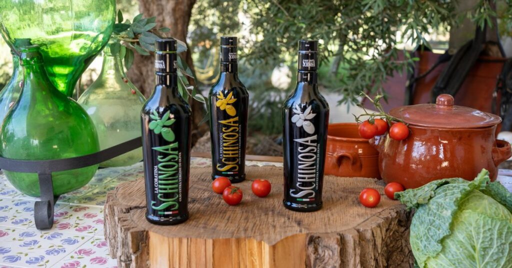 Schinosa extra virgin olive oil bottle