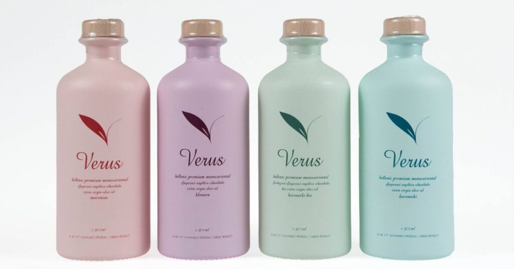 Mesi Gaia Olive Oil bottles